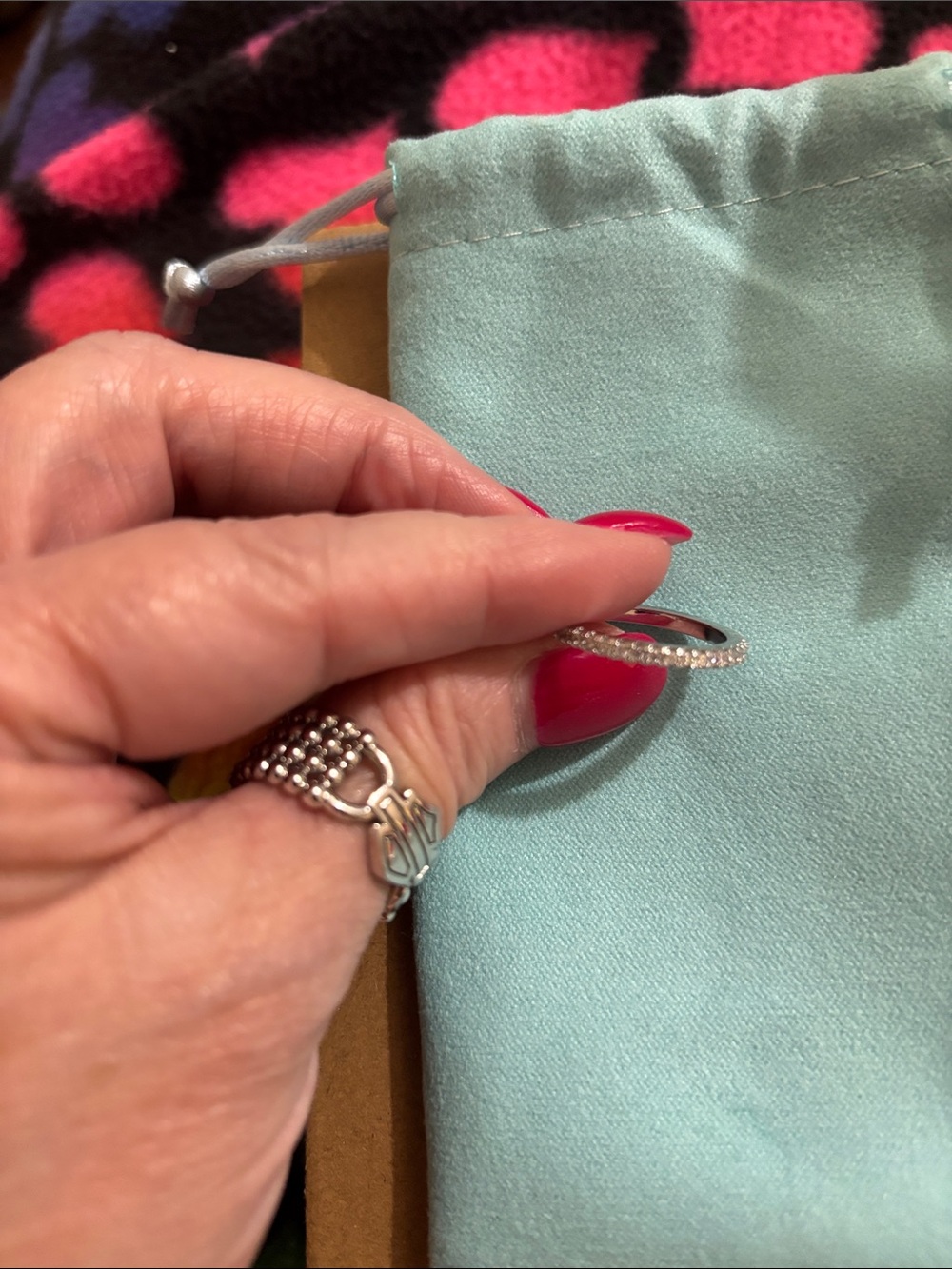 Moissanite Diamond Ring.